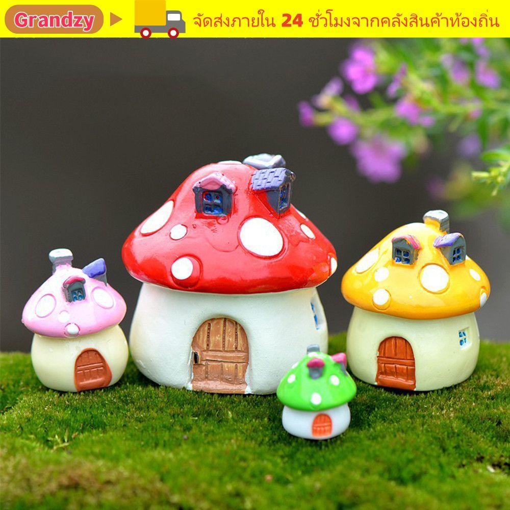 GRANDZY Garden Accessories สีสัน Terrarium Fairy Craft ตกแต่ง