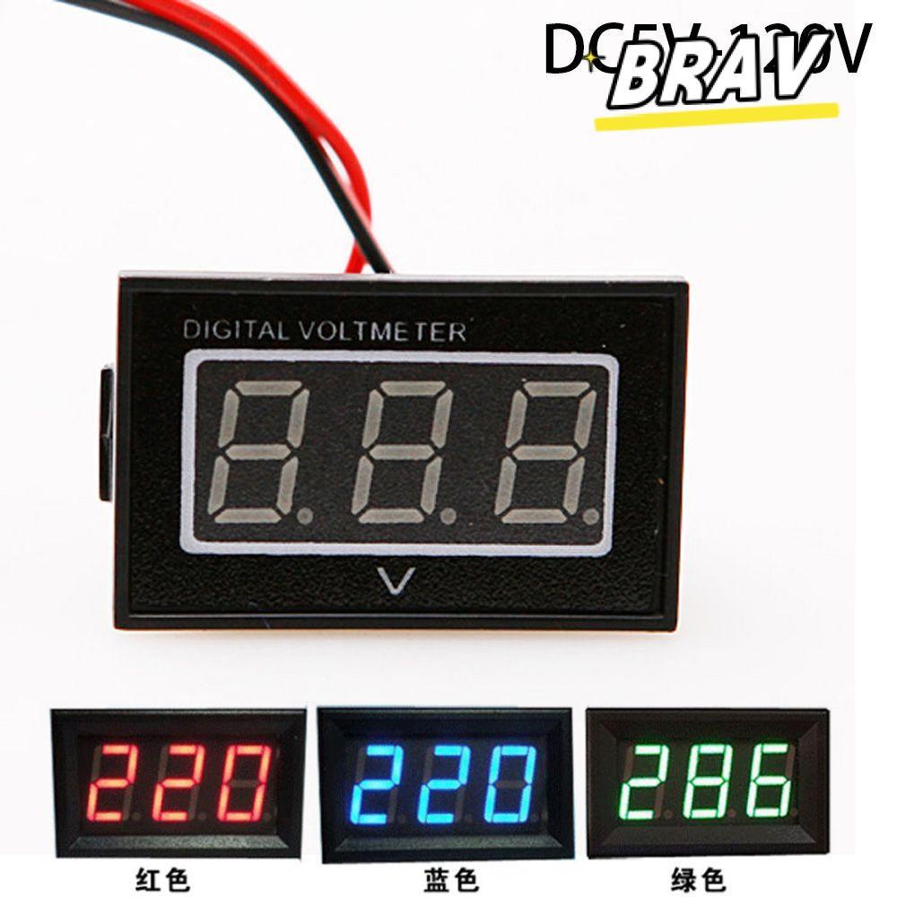BRAV Battery Gauge Reverse protection Club Car Blue/Green/Red 5-120 Volt