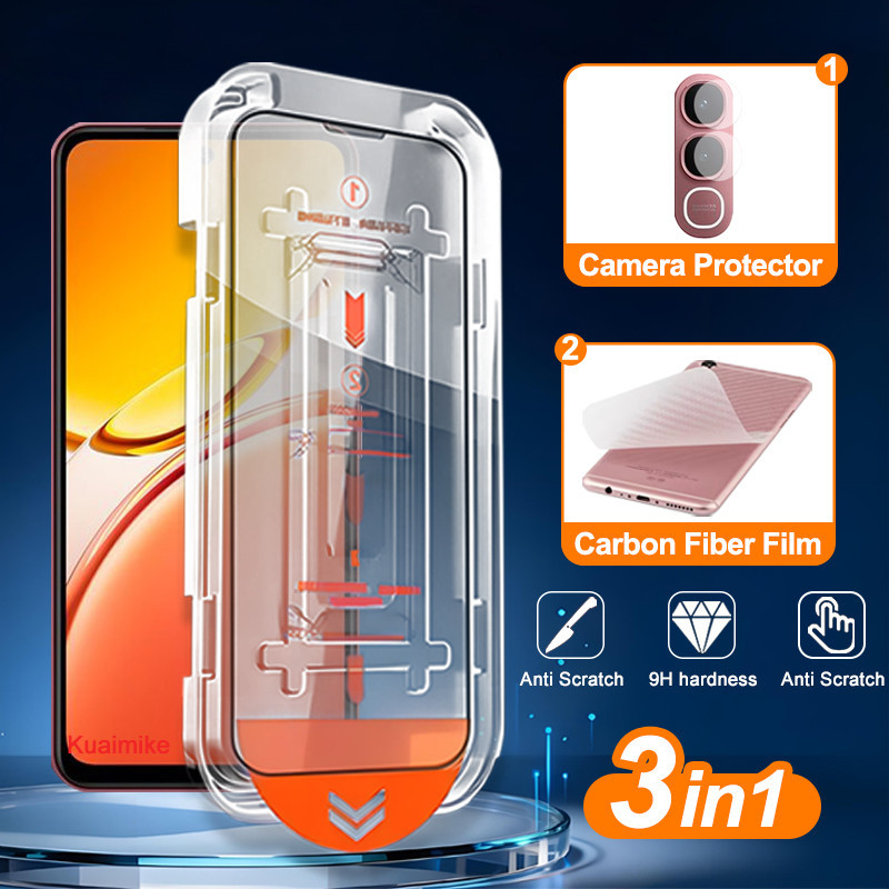 3-in-1 Vivo Y21d 9HกระจกนิรภัยสําหรับVivo Y11d Y31d Y18 Y28 Y29 Y29s Y19s Y17s V30e V50e V60e V23e V