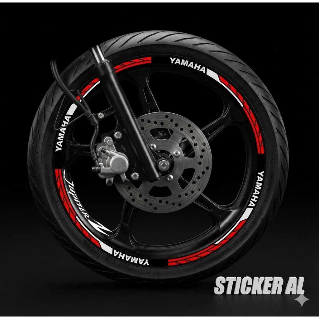 Jupiter Z Rim Cutting Sticker - Yamaha Jupiter Z 03 Tyre/Velg Variation Strip Sticker