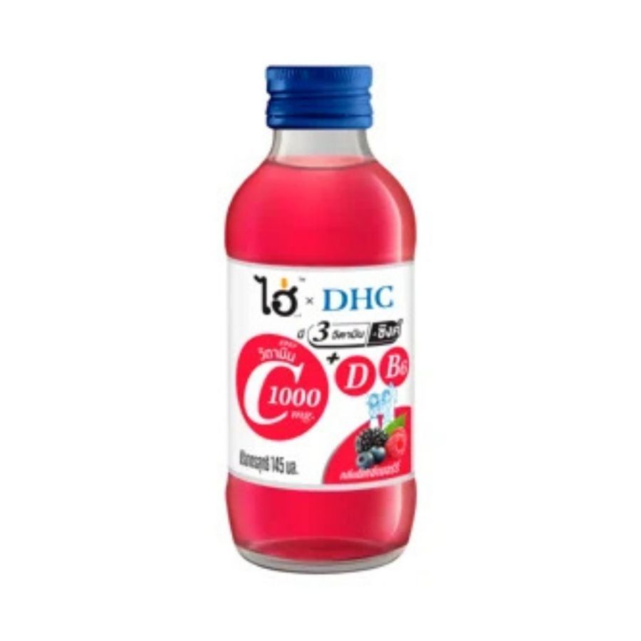 ไฮ่ วิตามินซี200%กลิ่นมิกซ์เบอร์รี่ Hi Vitamin C 200% Mixed Berry 145ml.