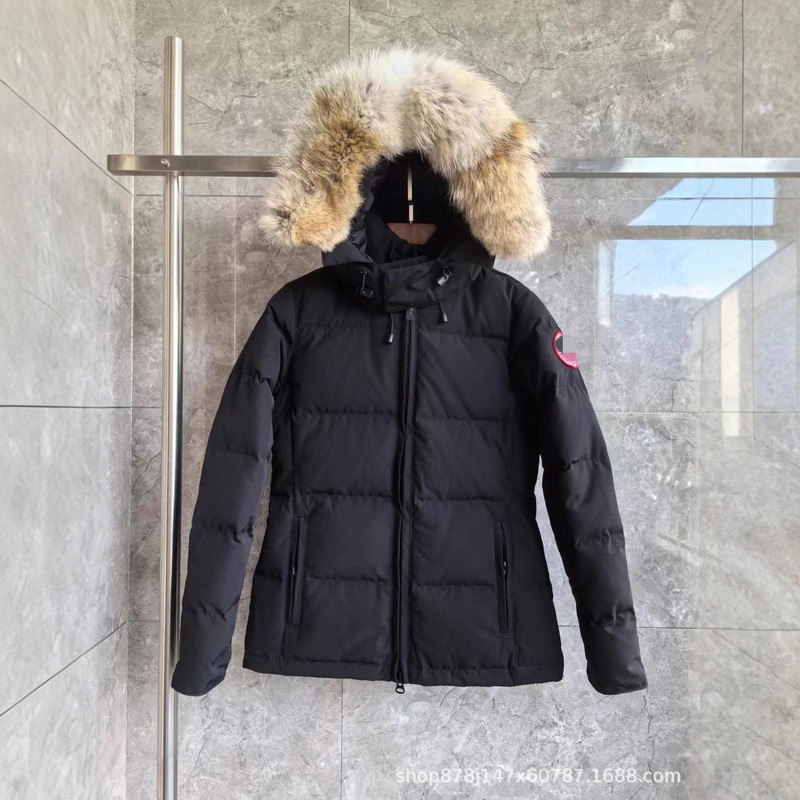 Big Goose Down Jacket 04 Chelsea Whitehouse Parka Canadian Hooded Jacket ผู้หญิง