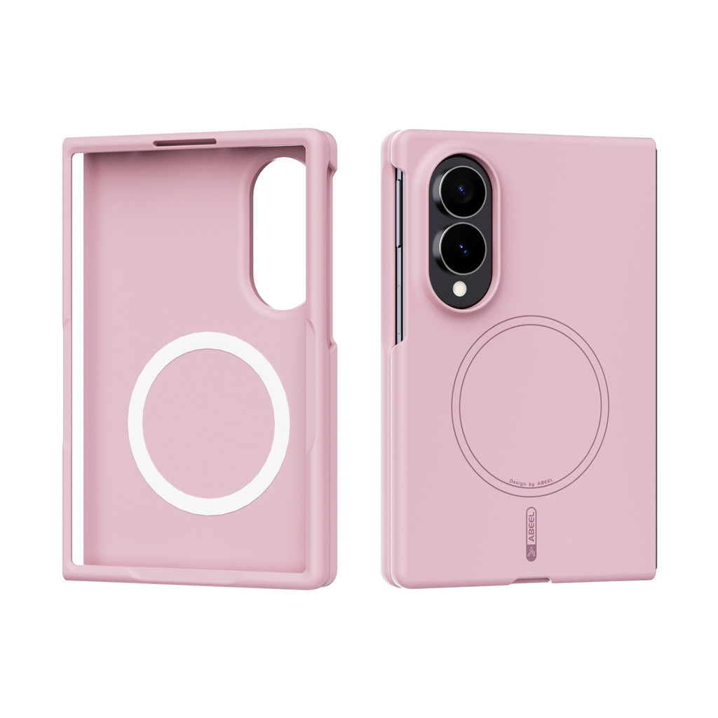 SAMSUNG ผิวแม่เหล็กรู้สึกกันกระแทกกรณีโทรศัพท์สําหรับ ซัมซุง Z พับ8กว้างสําหรับ แม็กเซฟ บานพับป้องกันลายนิ้วมือหลักฐานปก