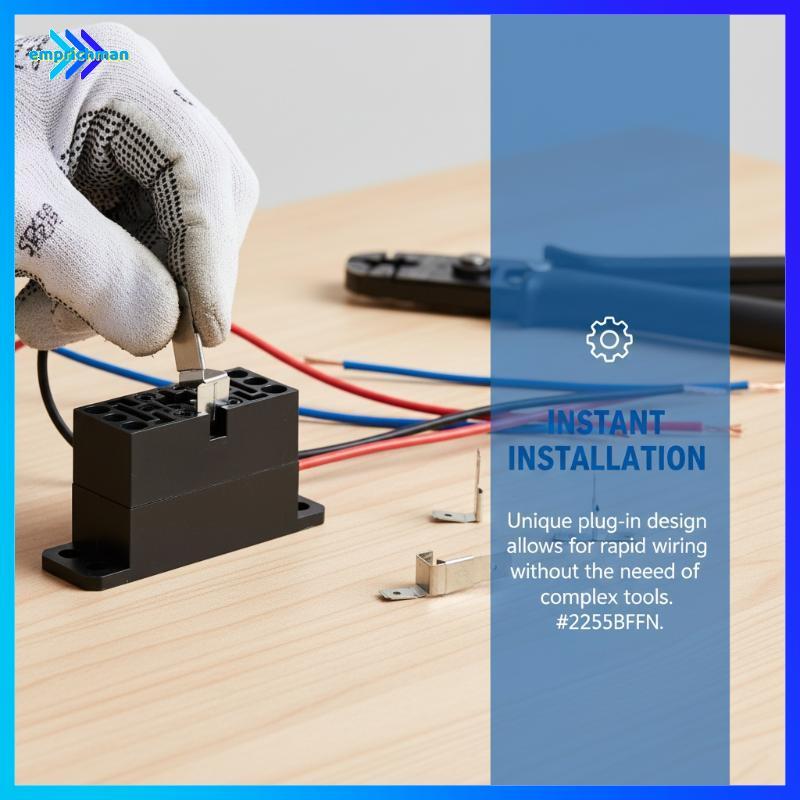 EPMN> 6.3 มม.คู่ Piggyba Spade Connectors เทอร์มินัลที่ทนทานสําหรับการปรับปรุงบ้านโครงการไฟฟ้าการกัก