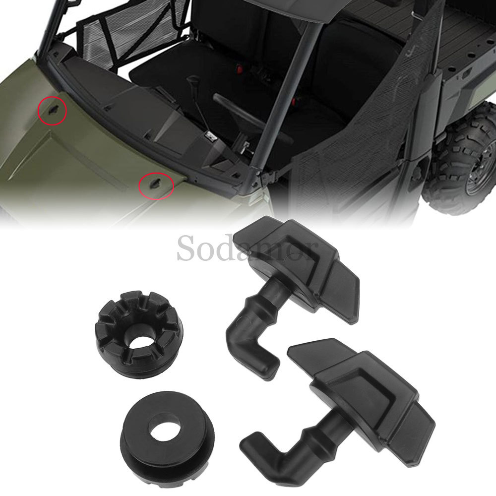 รถจักรยานยนต์ UTV ATV Hood- Latch Toggles Grommets Kit สําหรับ Polaris ACE 570 2016,Sportsman 850 20