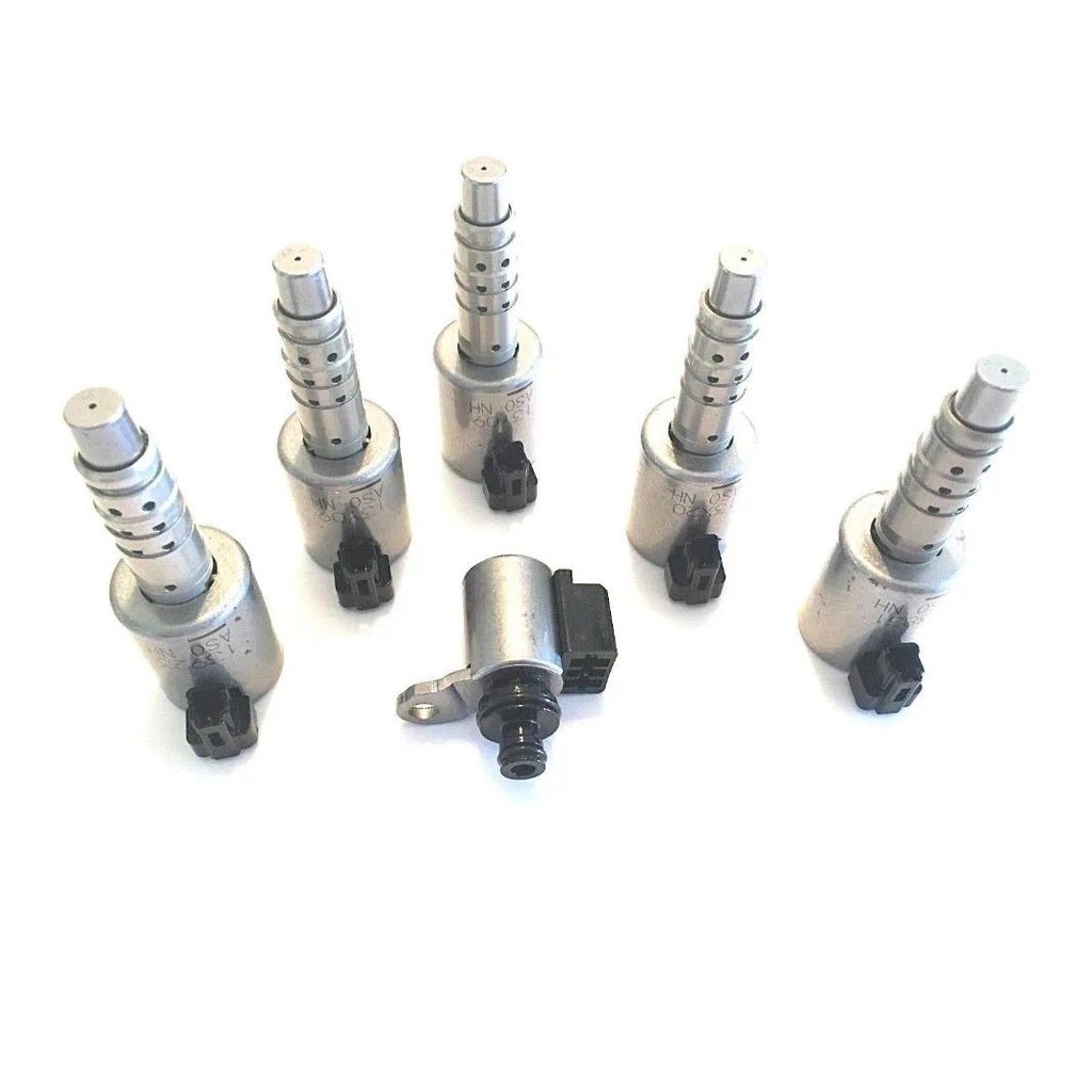 6PCS RE0F10E JF017E CVT8 เกียร์ Solenoid สําหรับ NISSAN สําหรับ MITSUBISHI GM RENAULT SUZUKIauto ชิ้