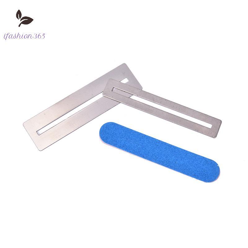 [LF] Guitar fret Repairing Tool Set Stainless Steel Protector shims & Polish VN