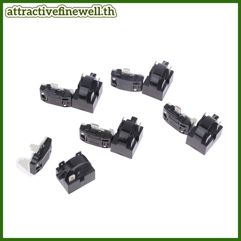 [attractivefinewell] PTC Starter Relay ตู้เย็น Starter Relay ตู้เย็น Overload Protectorpatible พร้อม