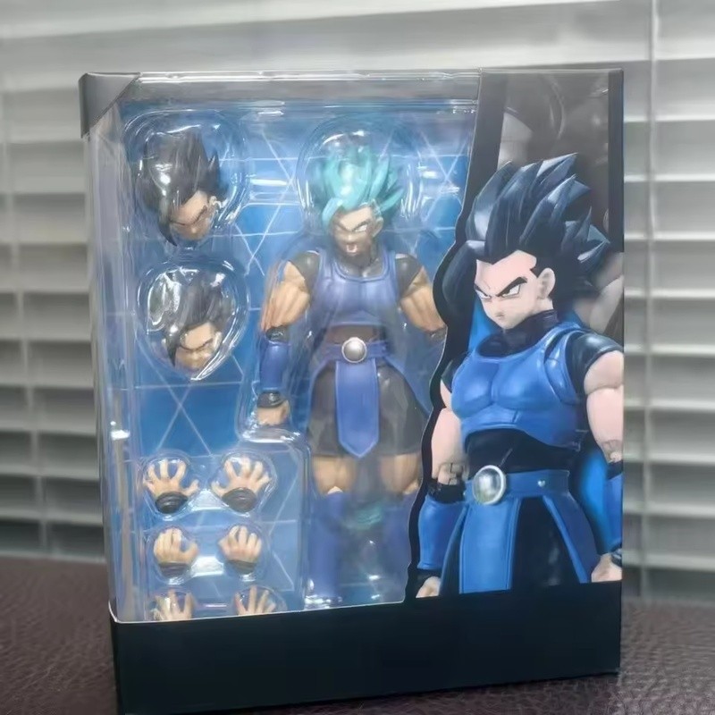 16cm Shf Dragon Ball Legends Shallot Action Figure Super Saiyan Blue Shallot Articulated Game Anime Figure Model Periphery Gifts