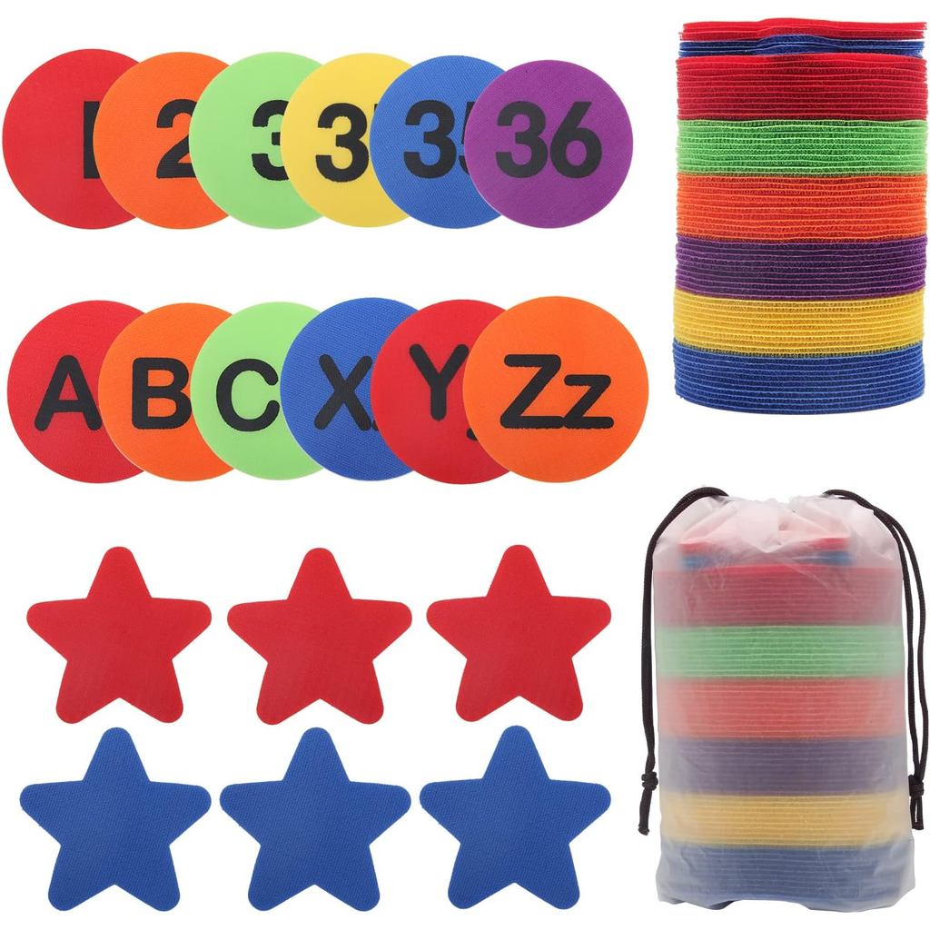 Hoodia 70 ชิ้นพรมเครื่องหมายชั้น Dots Multicolor Spot Marker,Magic พรมจุดสําหรับห้องเรียนอุปกรณ์โรงเ