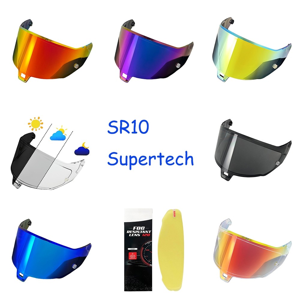 หมวกกันน็อคโล่เลนส์ Visor Pinklock สําหรับ Alpinestars Supertech R10 SR10