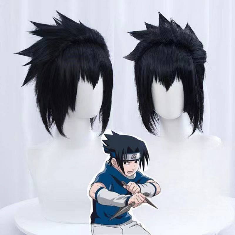 Naruto Sasuke Uchiha Cosplay Wig Short DzGn