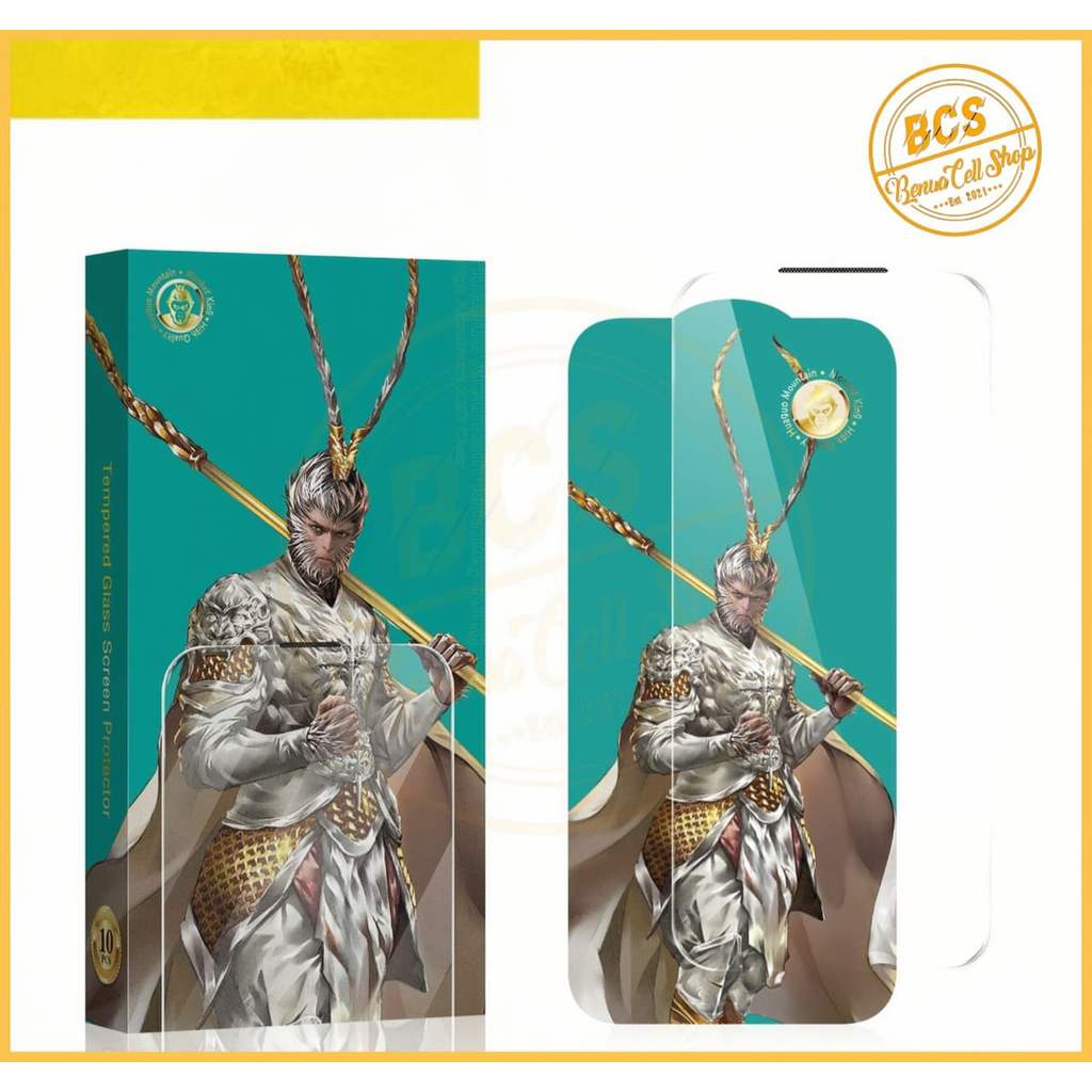BCS - KA - A11 TEMPERED GLASS MONKEY KING สําหรับ REALME 2 PRO 3 3 PRO 5 5i 5S 5 PRO 6 6S 6i 6 PRO 7