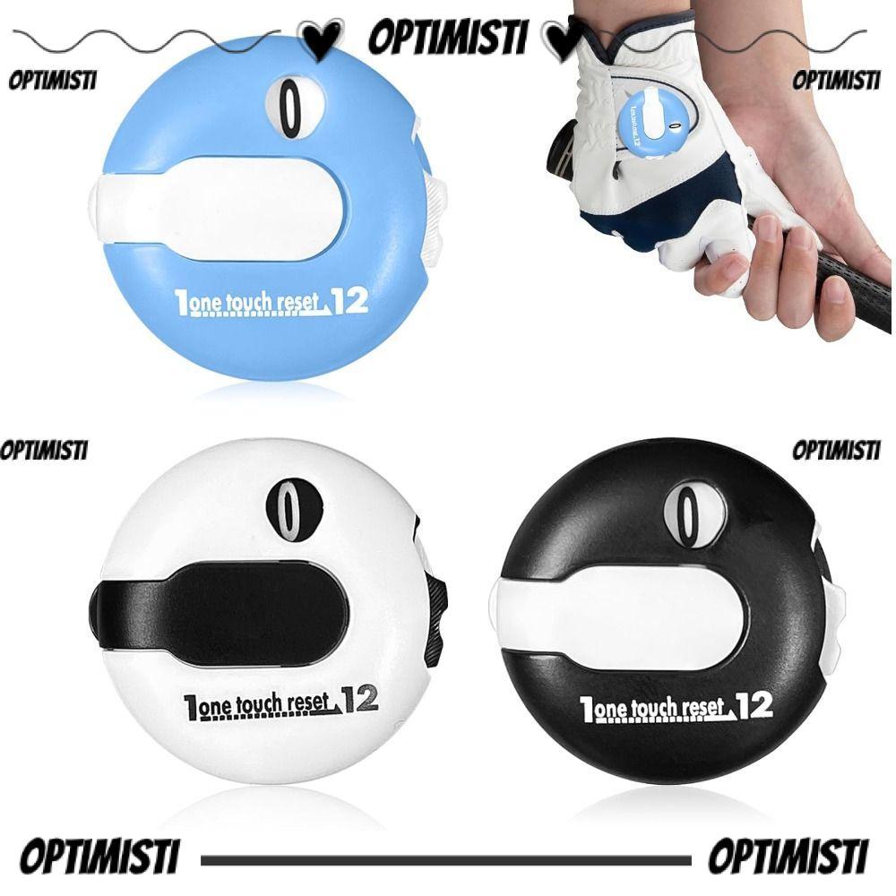 OPTIMISTI8E Golf Score Counter, Score Tracking Reset Function Stroke Tracker, Mini Easy Stick Mechan