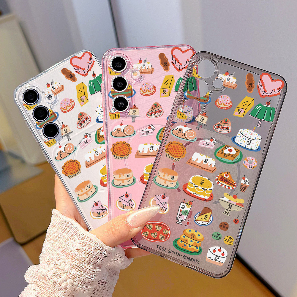 เคส TPU แบบใสผิวด้าน For Samsung A07 A17 A56 A55 A37 A36 A16 A05S A15 A35 A57 S24FE S25 S26Ultra ลวด