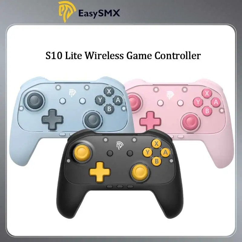 EasySMX S10C Gamepad 9 แกน Gyroscope 1000Hz Polling Rate Controller สําหรับสวิทช์ 1/2/PC/Android โทร