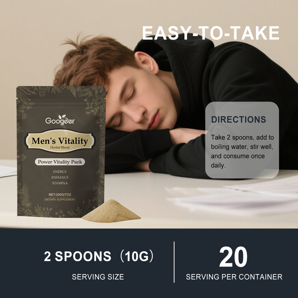 Googeer Power Vitality Pack Mens Vitality Herbal Blend0802380