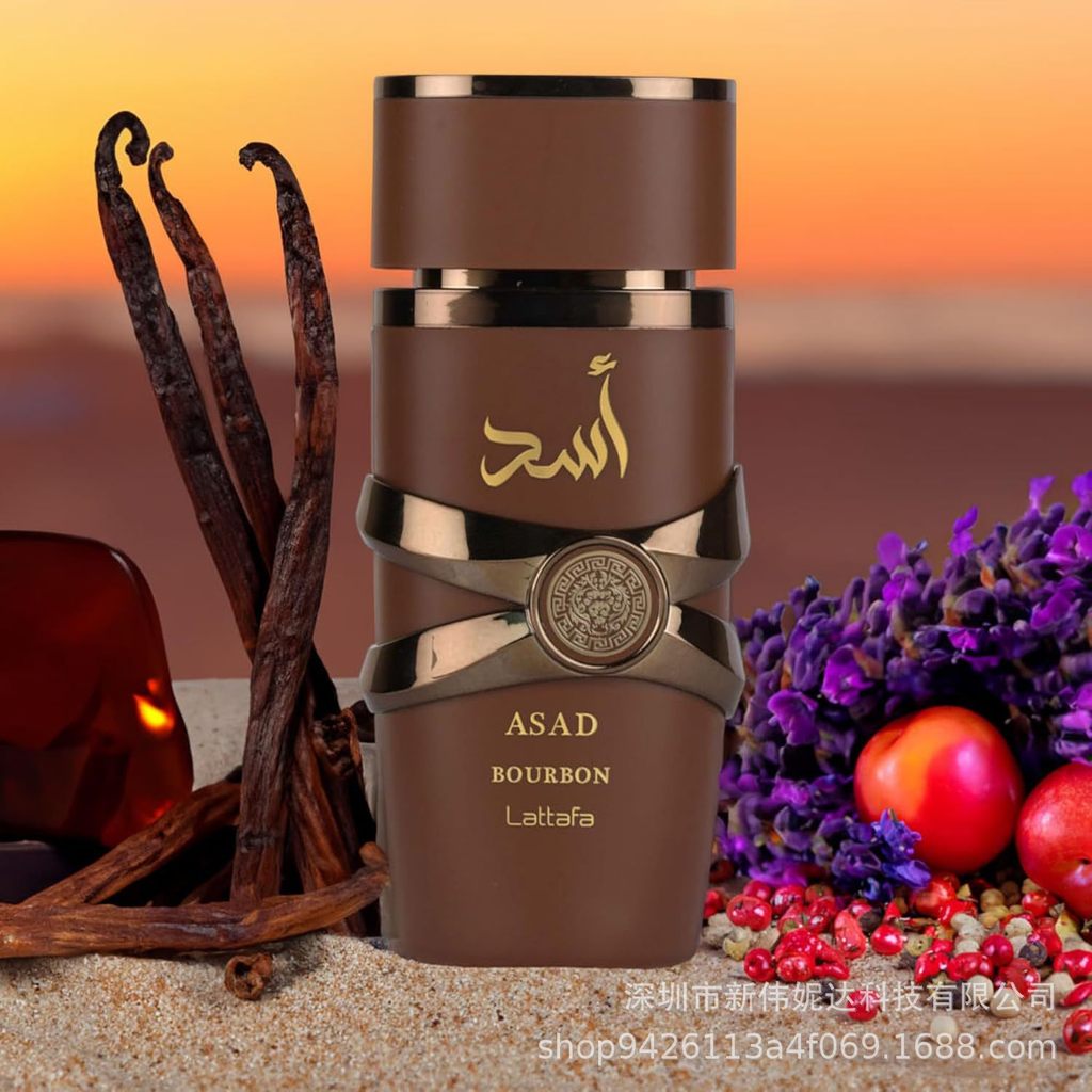 Lattafa Asad Bourbon สําหรับสเปรย์ Eau de Parfum ทุกเพศ