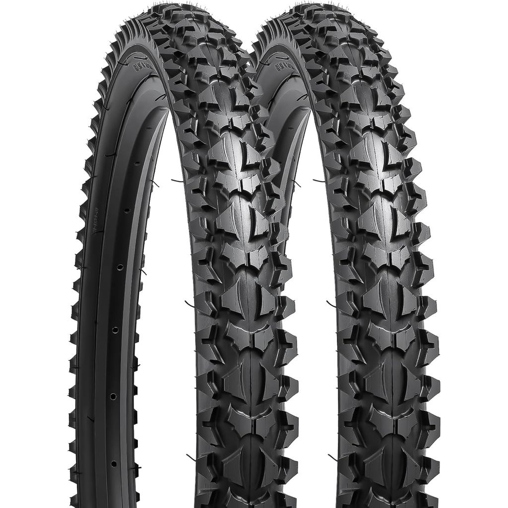 YUNSCM 2 PCS 20" ยางรถจักรยาน 20x1.75/47-406 ใช้งานร่วมกับ 20 x 1.75 20X1.75 จักรยานเสือหมอบยางจักรย
