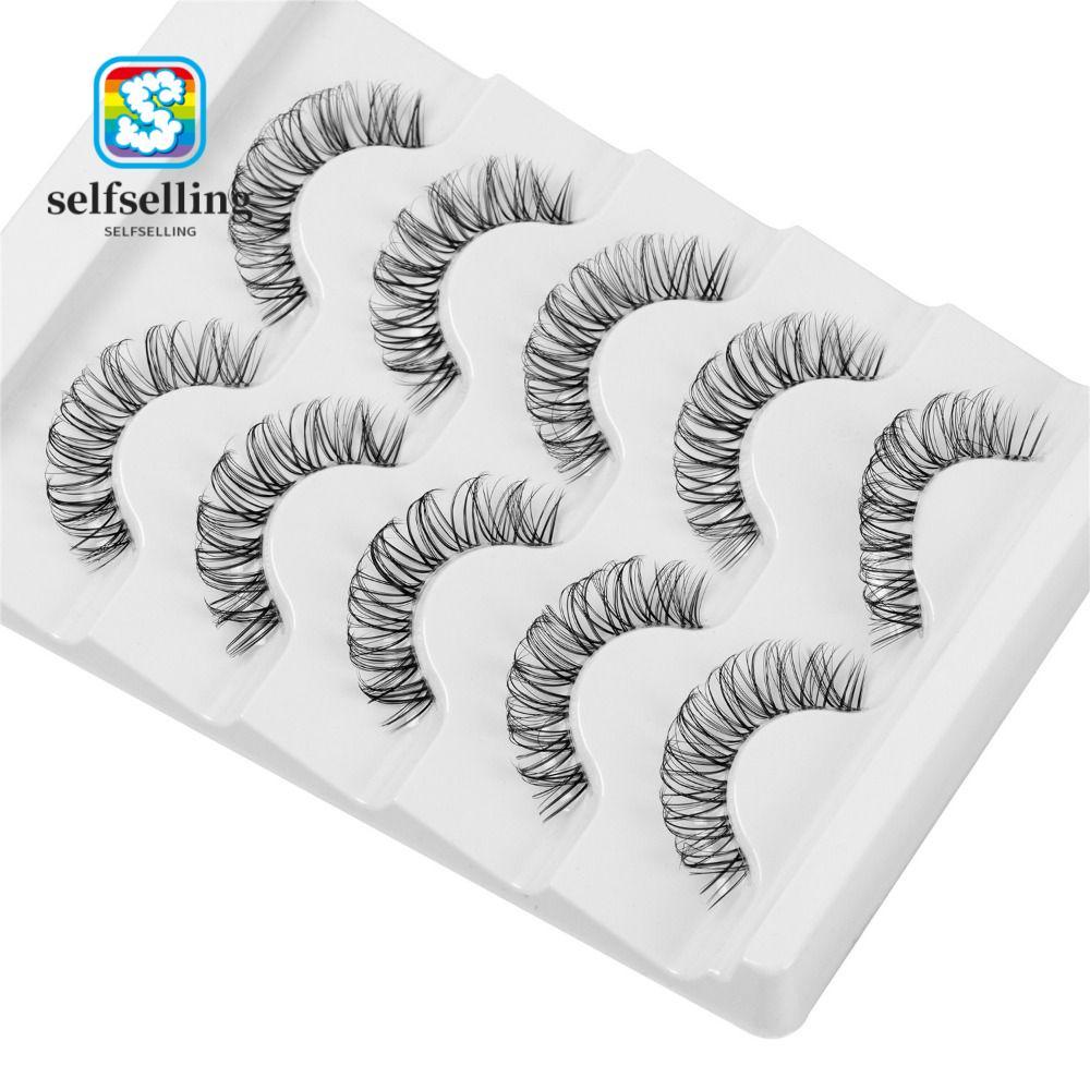 SELFS Band Natural Look Wispy Fluffy ขนตาปลอม
