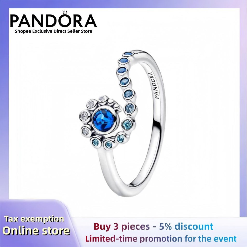 Pandora 925 เงิน Luxury Casual Jewelry Accessories (รวมกล่องบรรจุภัณฑ์) ซีรีส์ Mystic Ocean Adventur