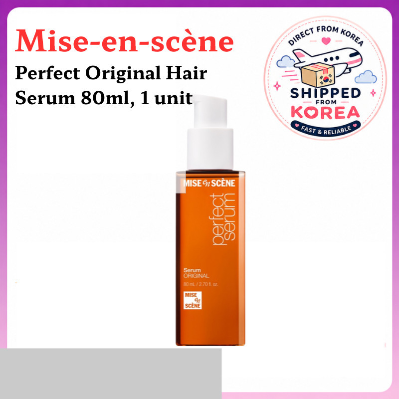[mise en scene] perfect serum, hair oil, korean hair care, damaged hair repair