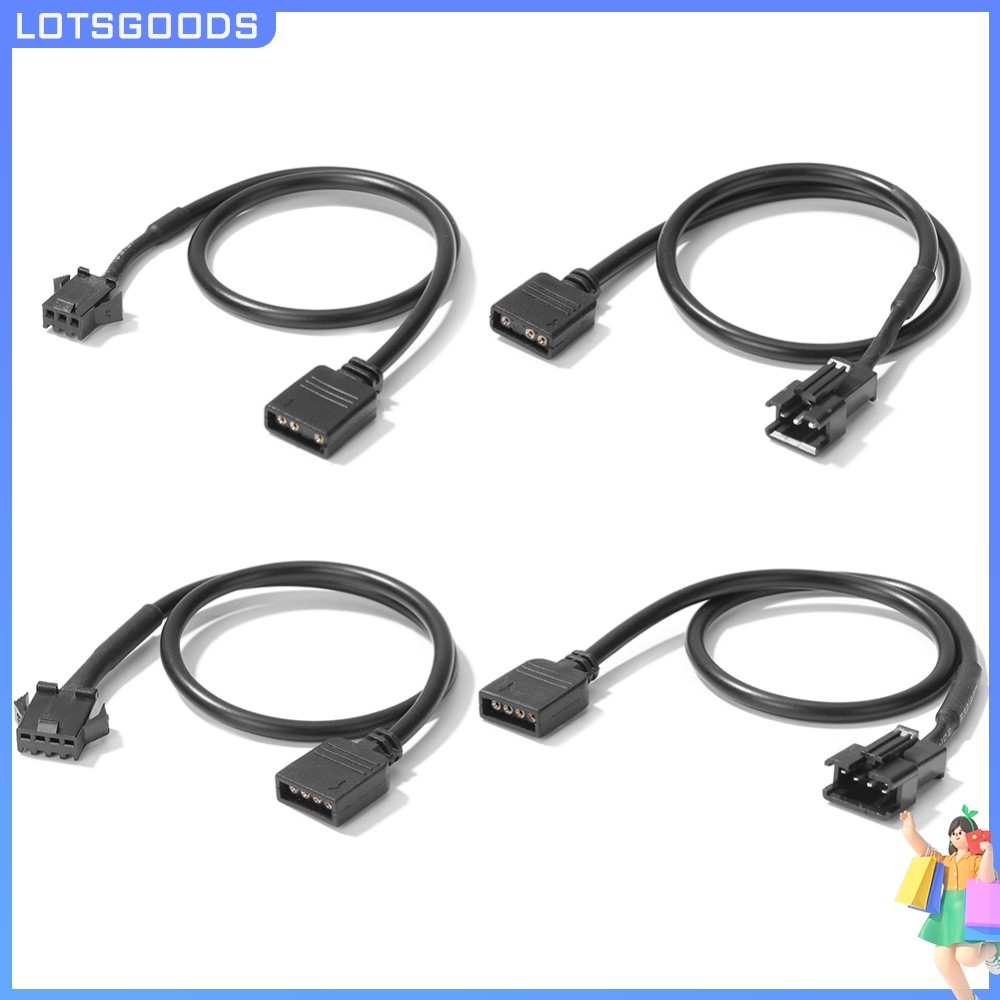 [จัดส่งในพื้นที่] สายแปลงอะแดปเตอร์ RGB เมนบอร์ด SM3P/SM4P สําหรับสายสายแปลงแถบไฟ LED คอมพิวเตอร์