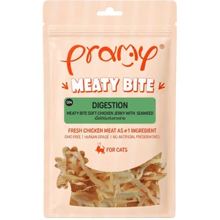 Pramy Meaty Bite พรามี่ มีทตี้ไบท์ ขนมแมวเนื้อนุ่ม ขนาด 30 กรัม