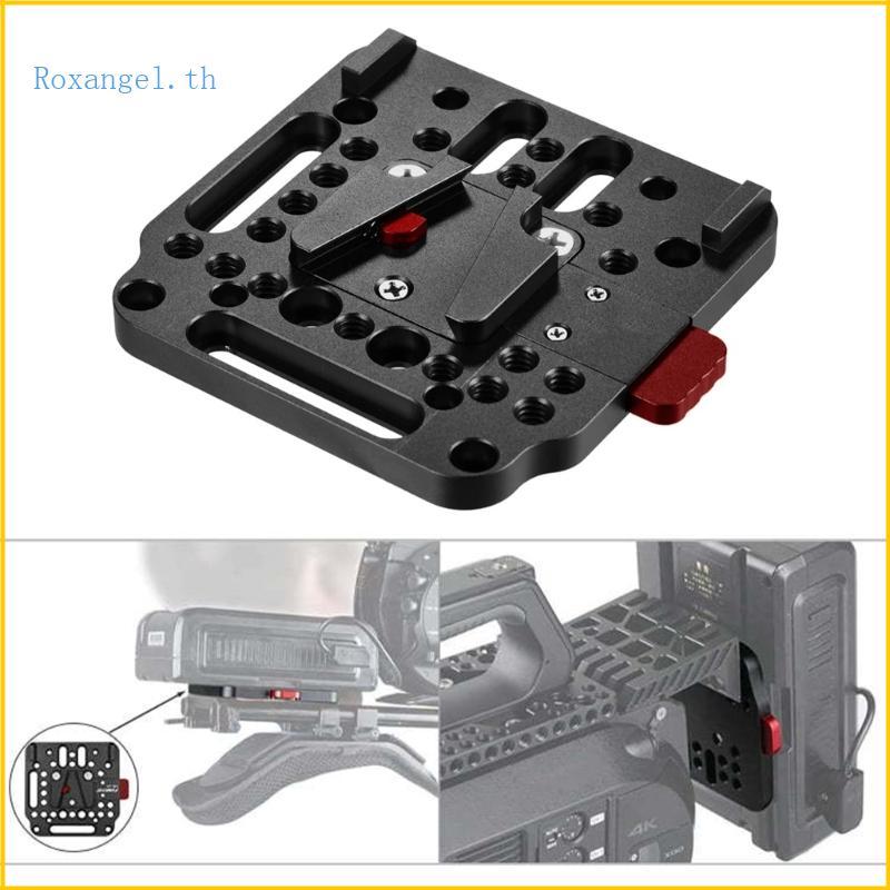 ROX Universal Fit Camera V Mount Plate สําหรับสิ่งที่แนบมาที่ปลอดภัย