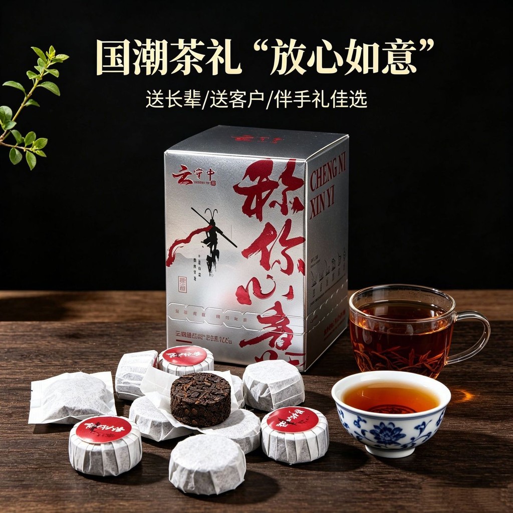 Yunnnan Feihong Call You ชากดหอม 105g/กล่องอินเทรนด์แห่งชาติ Feihong Xiaotuo ชา First Choice สําหรับ