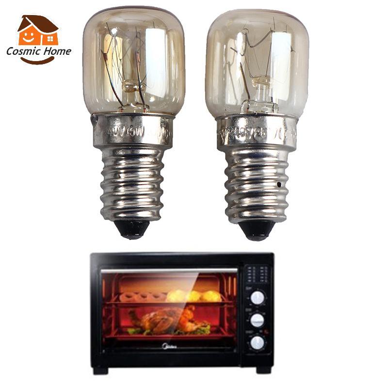 หลอดไฟเตาอบไมโครเวฟทนอุณหภูมิสูง E14s 220V หลอดไฟสำหรับหม้อหุงข้าว