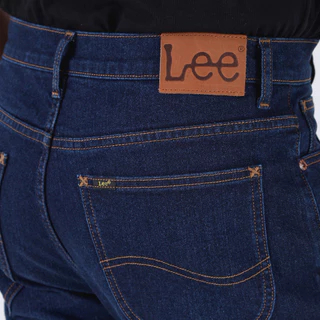 LEE กางเกงยีนส์ผู้ชาย เอวกลาง ทรงตรง รุ่น LE S326MEDDF05 สียีนส์เข้ม