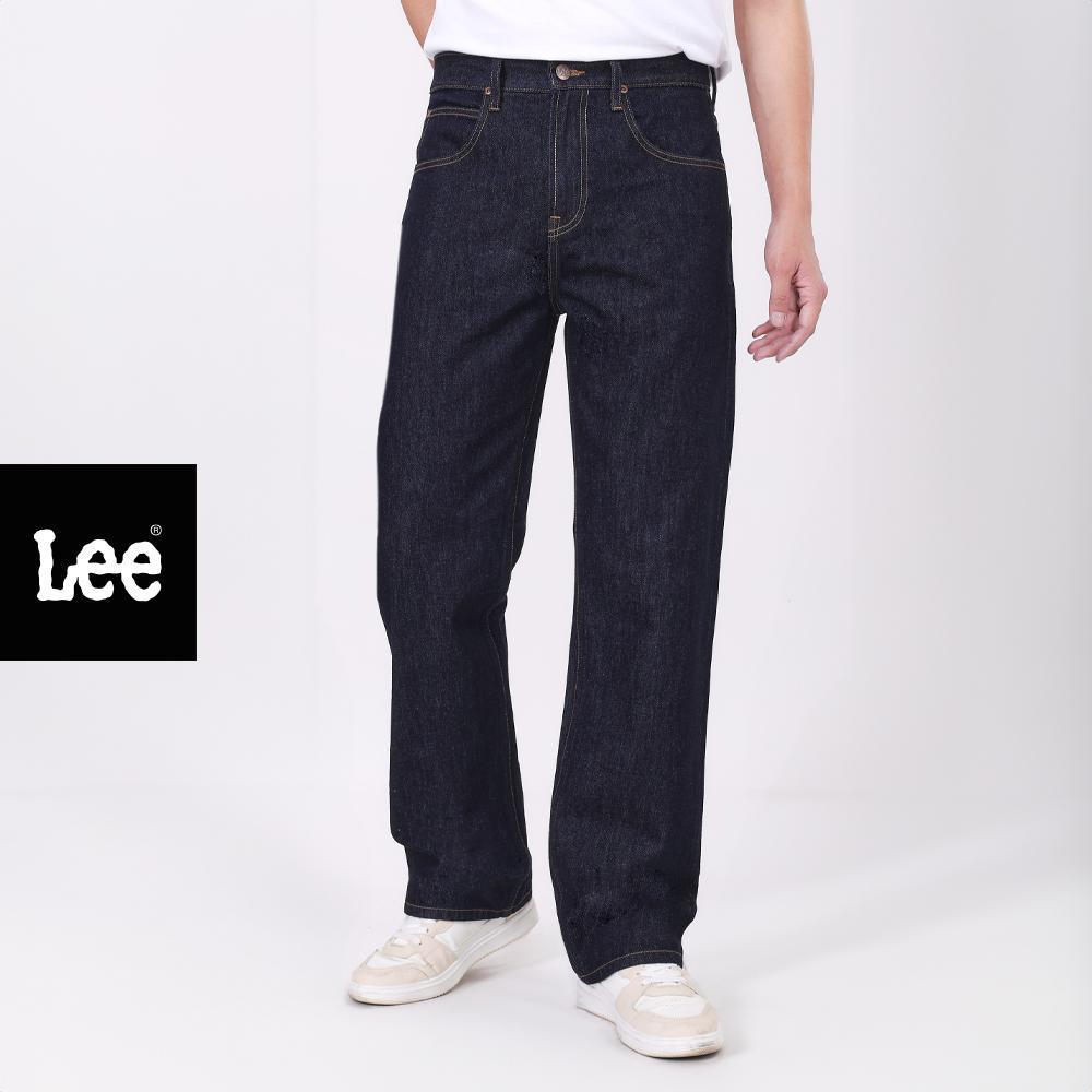 LEE กางเกงยีนส์ผู้ชาย เอวสูง ทรงกระบอก รุ่น LE S426MRSTF01 สียีนส์เข้ม