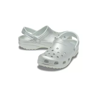 CROCS รองเท้าลำลองผู้ใหญ่ CLASSIC TINTED METALLIC CLOG - MOONLIGHT