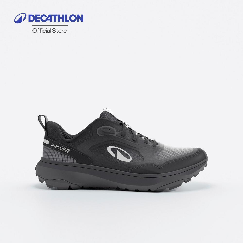 Decathlon Men'S Running And Trail Running Shoes - Kiprun รองเท้าวิ่งและวิ่งเทรลสำหรับผู้ชาย รุ่น Jf 190 Grip - Black