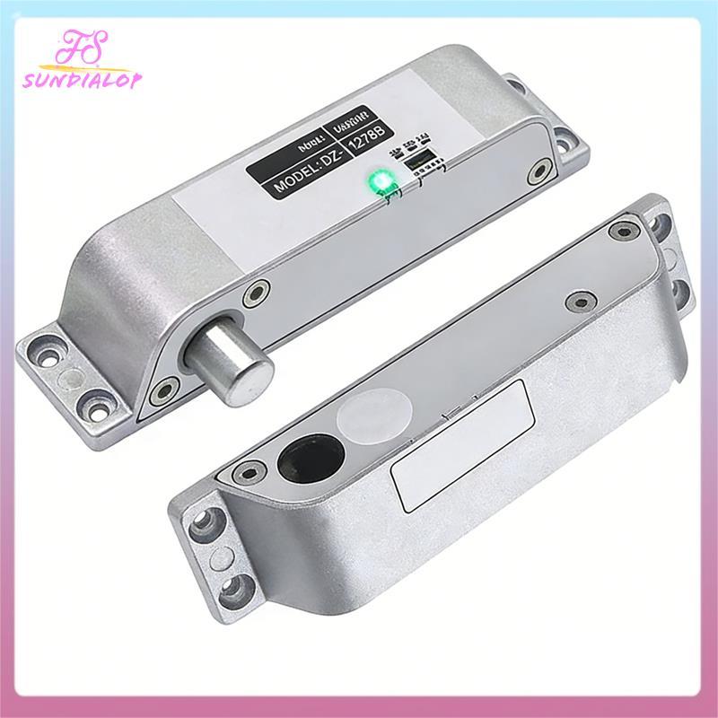 [sundialop.th] DC12V ล็อค Mortise อิเล็กทรอนิกส์พร้อม Drop Bolt ปรับเวลา Delay Fail ปลอดภัยโหมดล็อคไ