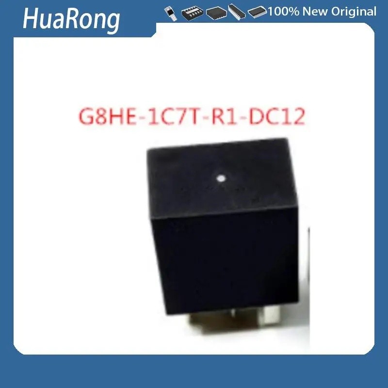 2 ชิ้น/แบทช์ G8HE-1C7T-R1-DC12 G8HE-1C7T-R1-DC12V G8HE-1C7T-R1-12VDC G8HE1C7TR1 เข็ม 12VDC