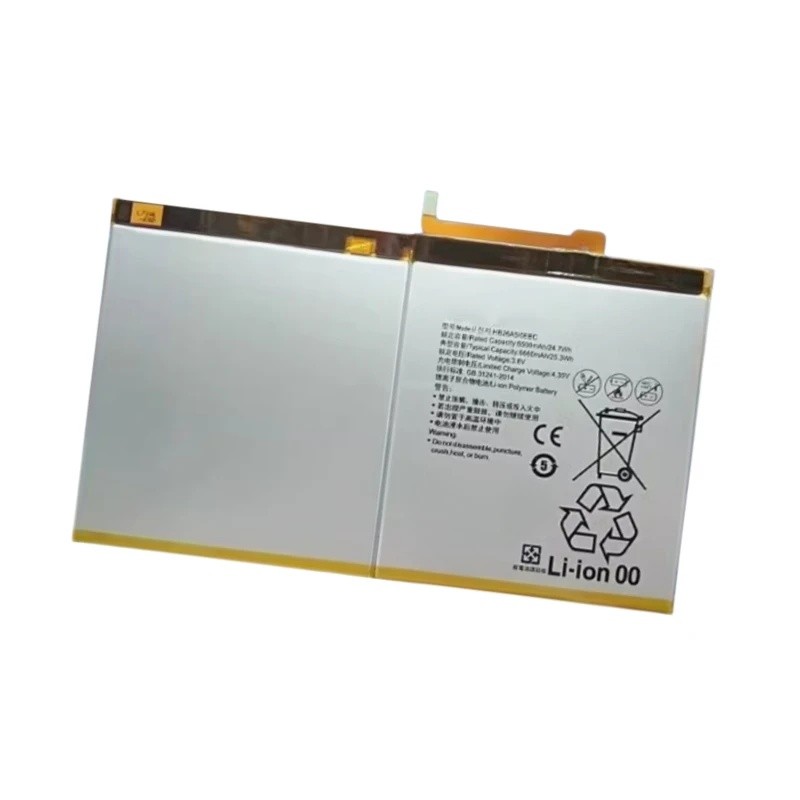 เหมาะสําหรับ Huawei M2 10.1 แท็บเล็ต M2-A01W M2-A01L FDR-A03L แบตเตอรี่ FDR-A01 ความจุ 6600mAh