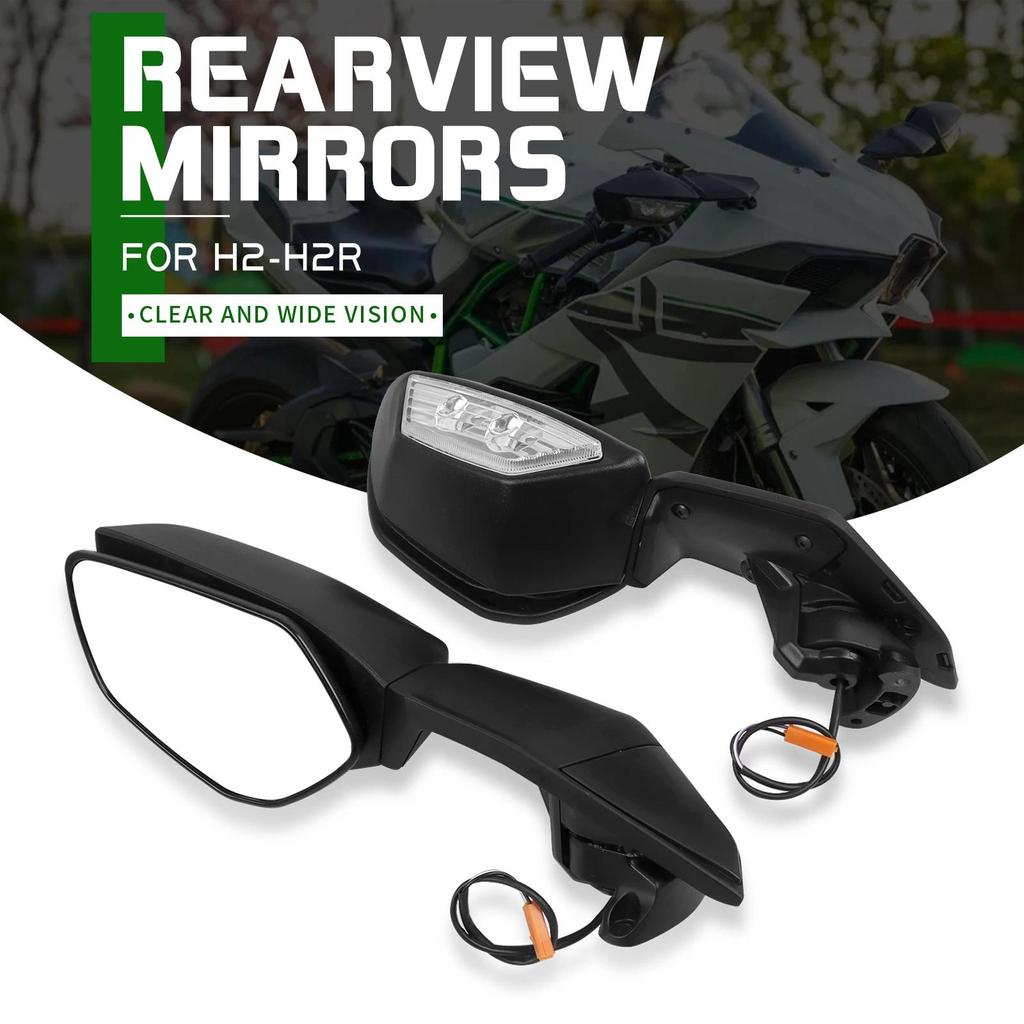 jFor Kawasaki ZH2 Z H2 H2SX Ninja H2 R H2R SX SE 2015-2024 Motorcycle Adjustable Mirror Rear View Re