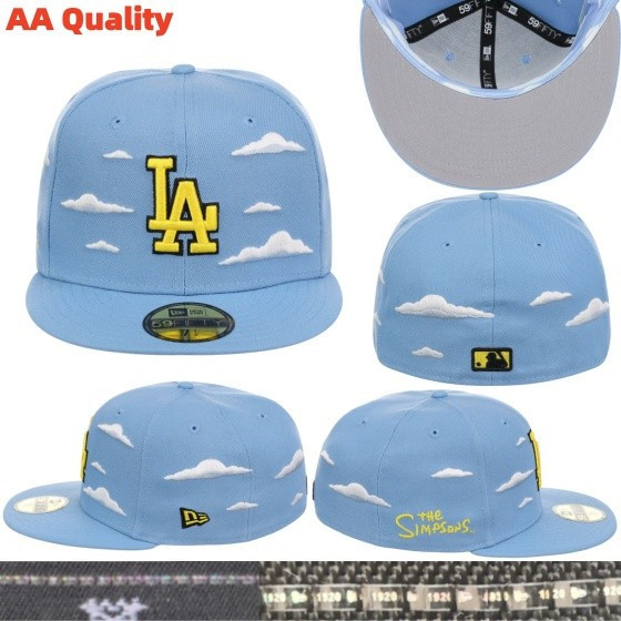 Dodgers หมวกติดตั้ง หมวกกีฬา หมวกเบสบอลแบบปรับได้ไม่ได้ กันแดด OJYC