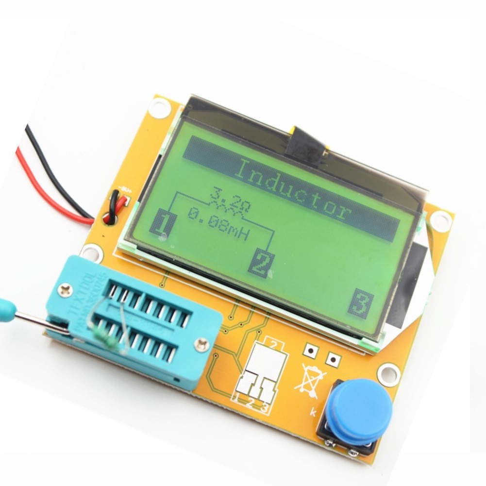LCRT4 ESR Meter เครื่องทดสอบทรานซิสเตอร์สําหรับการตรวจจับแรงดันไฟฟ้าอย่างรวดเร็ว