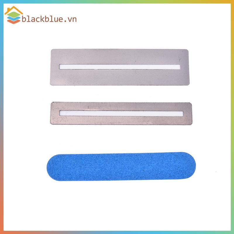 BBLUE Guitar fret Repairing Tool Set Stainless Steel Protector shims & Polishing.