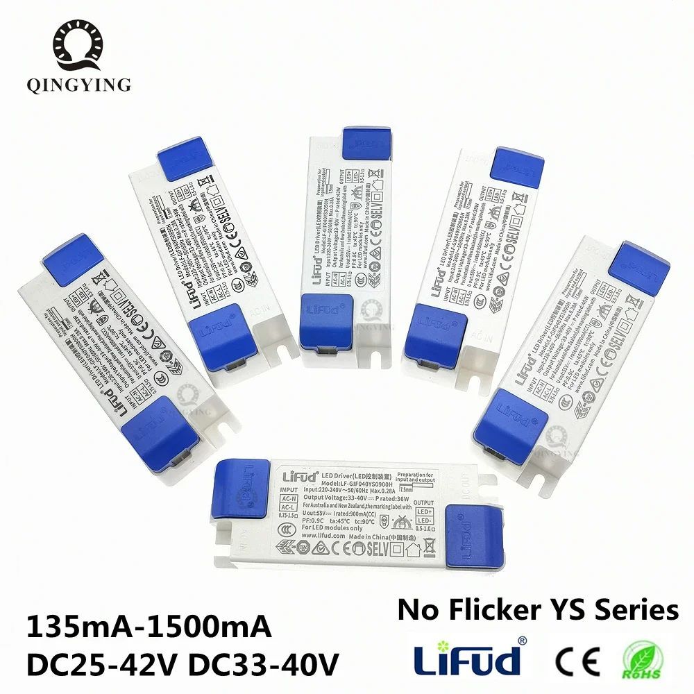 No Flicker LiFud LED Driver LF-GIRxxxYS Series 135mA 200mA 300mA 450mA 600mA 700mA 900mA 1000mA 1200
