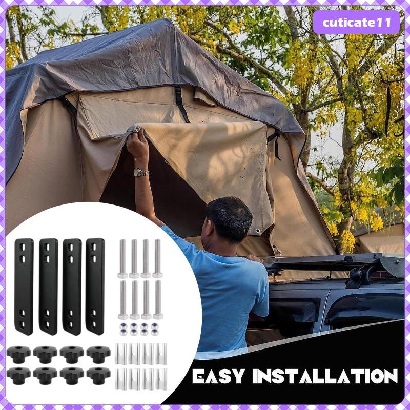 [Cuticate1] ชุดฮาร์ดแวร์ยึดเต็นท์ Rooftop Durability Rooftop เต็นท์อุปกรณ์เสริม