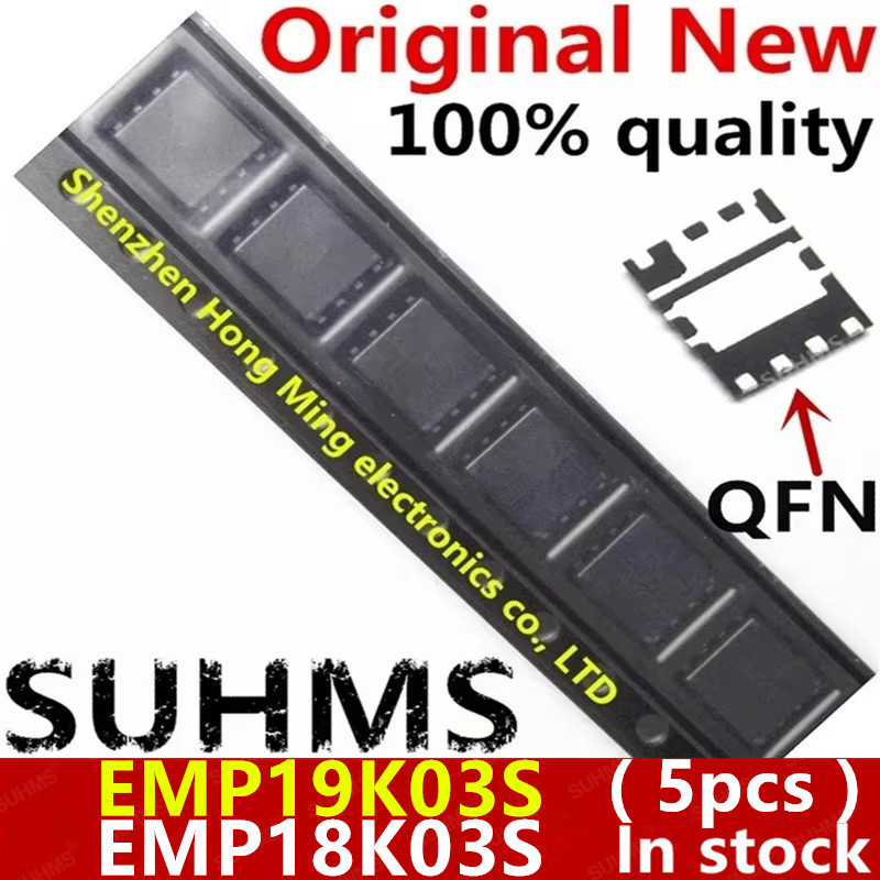 ((5 ชิ้น) 100% ใหม่ P19K03S EMP19K03S EMP19K03HPCS P18K03S EMP18K03S/18K03HPCS QFN-8 [CDCSQ]