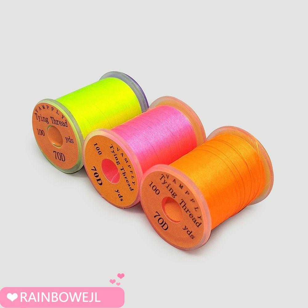 RAINBOWEJL Fly Fishing Line, Salmon Premium Fly Tying Thread line, Super Strong Fly Bass Fishing Lin