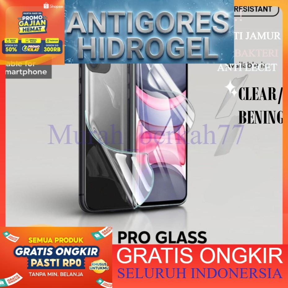 LAYAR Hydrogel Vivo Y01 Z1 pro S1 pro Y91 Y93 Y95 Y91c V21e T1 pro v25 v25 pro v25e y33s y33t y53s y