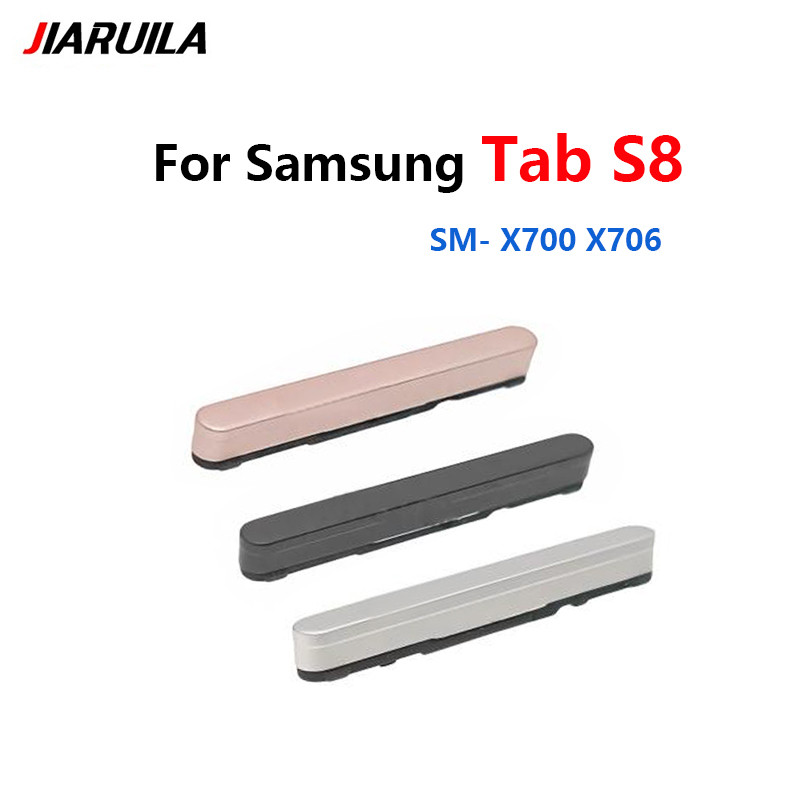 สําหรับ Samsung Galaxy Tab S8 SM- X700 X706B ปุ่มด้านข้างเปิดปุ่มปรับระดับเสียงปิดส่วนทดแทน