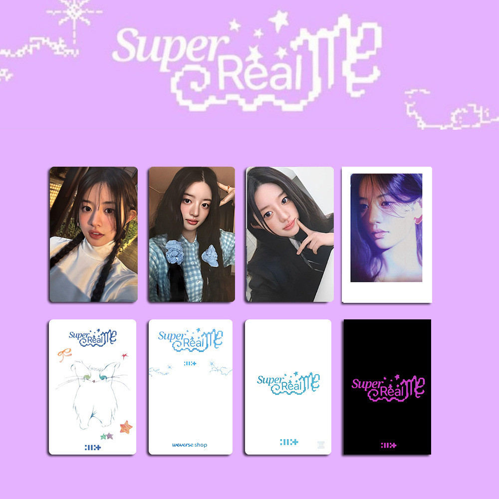 ILLIT อัลบั้มสินค้า Super Real Me Photocard Soundwave POB K4 Bonus GS25