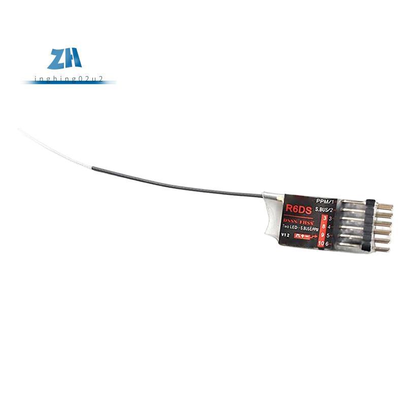 สําหรับ Radiolink R6DS 2.4G 6CH DSSS Receiver สําหรับ AT9 AT9S AT10 II เครื่องส่งสัญญาณ, Dual เสาอาก